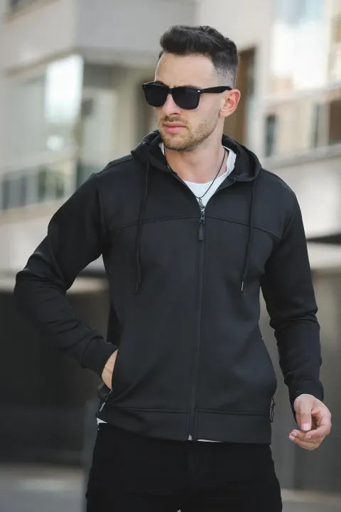 Ugo Training Scuba Fabric Hooded Zippered Jacket