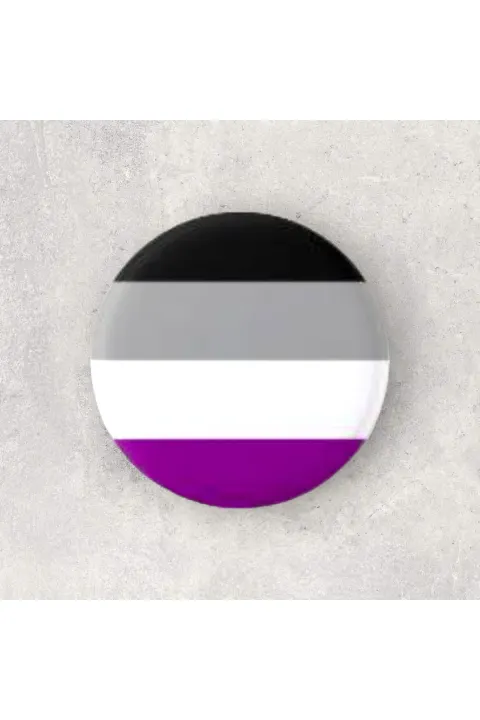 شارة زر لاجنسي