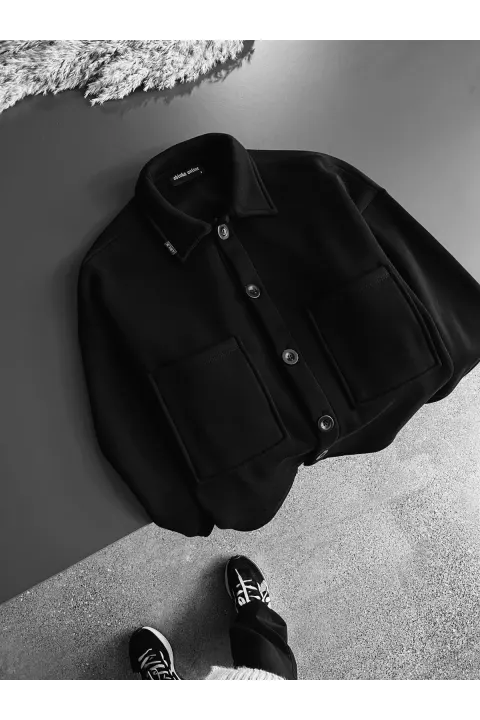 Men's Oversize Basic Comfortable Jacket Brick